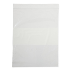 MEDNONZIP810 - Medline - Bag, Zip, White Write On Block, 8x10, 2Mil