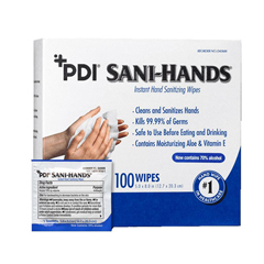 PDI Sani-Hands Wipe, Alcohol, Individually Packed, 8