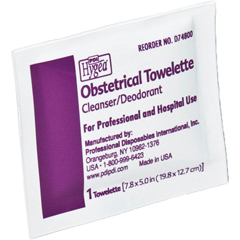 MEDNPKD74800H - PDI - Hygea Obstetrical Towelettes