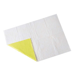Medline Small Yellow Liqui-Loc Absorbent Floor Mat, 28
