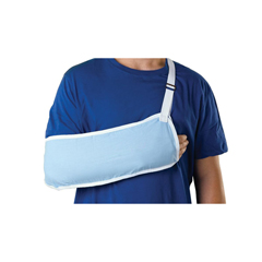 Medline Standard Arm Slings, Light Blue, Small, 1/EA