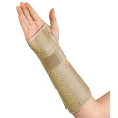 MEDORT18100RL - Medline - Vinyl Wrist and Forearm Splints, Large, 1/EA