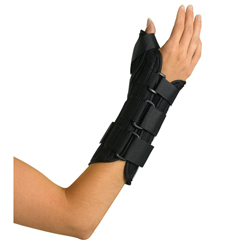 MEDORT18210RS - Medline - Wrist and Forearm Splint with Abducted Thumb, Small, 1/EA