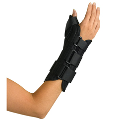 Medline Wrist and Forearm Splint with Abducted Thumb, X-Small, 1/EA