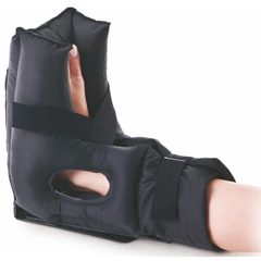 Medline Herbst Nylon Cradle Ankle Foot Orthoses, Black, Size S, 1/EA