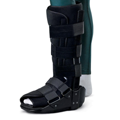 MEDORT28100M - Medline - Standard Short Leg Walkers, Black, Medium, 1/EA