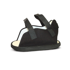 Medline Canvas Cast Boot with Rocker Sole and Hook-and-Loop Closures, Size XS, 1/EA