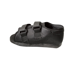 Medline Semirigid Post-Op Shoes, Black, Medium, 1/EA