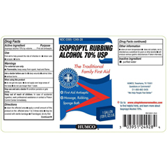 MEDOTC124928 - Humco - 70% Isopropyl Alcohol