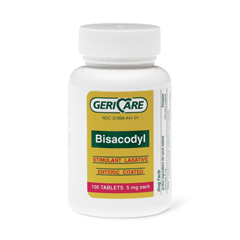 MEDOTC44101 - Geri-Care - Bisacodyl, 5 mg Tablet, 100/Bottle