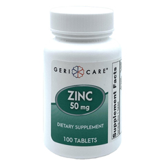 Medline Zinc Sulfate Tablet, 50 mg, 100/Bottle