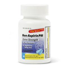 MEDOTC765151 - Medline - Acetaminophen PM Extra-Strength Tablets, 500 mg, 50/Bottle