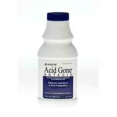 Major Pharmaceuticals Acid Gone Antacid Liquid, 12 oz.