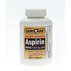 MEDOTC90110 - Medline - Generic OTC Aspirin, Tablets, 325 Mg, 1000 Bt