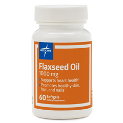 MEDOTCM00017H - Medline - Flaxseed Oil Softgel, 1,000 mg, 60/Bottle, 1/BT