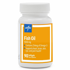 MEDOTCM00019 - Medline - Fish Oil Softgel, 1,000 mg, 90/Bottle, 24 Bottles/Case, 24 BT/CS