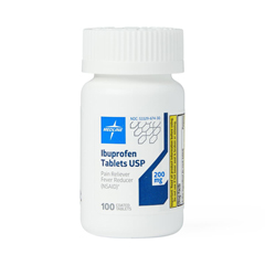 Medline Ibuprofen Tablet, 200 mg, 100 Tablets/Bottle, 1/BO