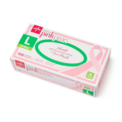 Medline Generation Pink Pearl Powder-Free Nitrile Exam Gloves, Size L, 1000 EA/CS
