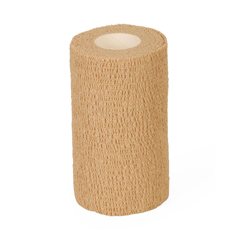 Medline Bandage, Cohesive, Caring, Tan, 6