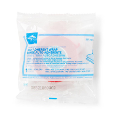 MEDPRM088001CP - Medline - Nonsterile Cohesive Bandage, Assorted Colors, 1 x 5 yd. (2.5 cm x 4.6 m), 30 EA/CS