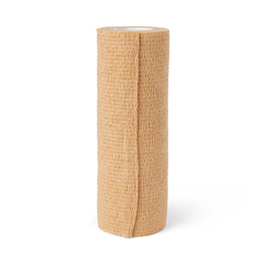 Medline Bandage, Cohesive, Caring, Tan, 6