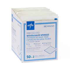 Medline Gauze, Sponge, Usp, 8-Ply, 2