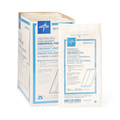 Medline Sterile Abdominal Pads, 25 EA/BX
