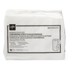 MEDPRM254194Z - Medline - Nonsterile Conforming Gauze Bandage, 4 x 4.1 yd., 12 EA/BX