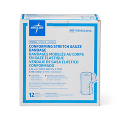 MEDPRM254196Z - Medline - Sterile Conforming Gauze Bandage, 2 x 4.1 yd., 12 EA/BX