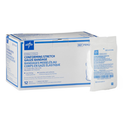 MEDPRM25496 - Medline - Sterile Conforming Gauze Bandage, 2 x 75