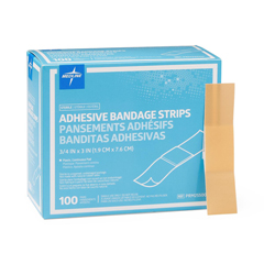 Medline Caring Plastic Adhesive Bandages