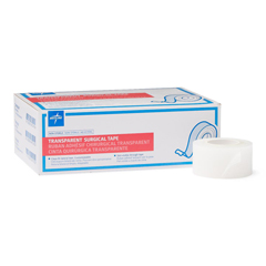 Medline Caring Transparent Adhesive Tape, Transparent, 12 EA/BX