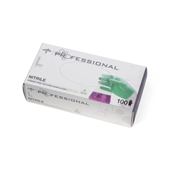 Medline Professional Nitrile Exam Gloves with Aloe, Green, Large, 1000 EA/CS
