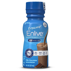 Abbott Nutrition Ensure Enlive Protein Shake, Chocolate, 8 oz. Bottle