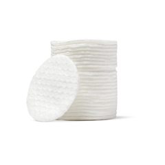 Medline Simply Soft Premium Lint-Free Cotton Rounds, 80 Count Travel Size, 60 BG/CS