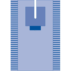 Medline Nonsterile EENT Split Drapes, 50 EA/CS