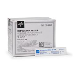 MEDSYR100185 - Medline - Standard Hypodermic Needles, 1000 Each per Case