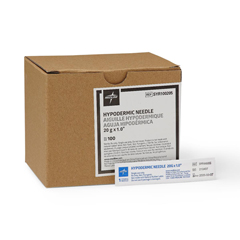 Medline Standard Hypodermic Needles, 100 Each per Box