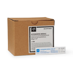 Medline Disposable Regular BD Hypodermic Yale Needles, 20G x 1.5