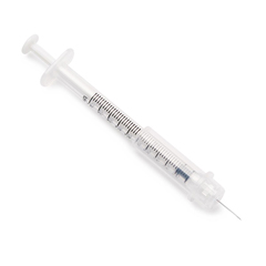 MEDSYRSI193292 - Medline - Insulin Safety Syringes, Clear, 0.50 ML