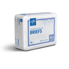 MEDULTRACAREXLGZ - Medline - Ultracare Adult Incontinence Briefs, 59-66, 20 EA/BG