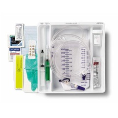 Medline 1-Layer Buddy the Brave Pediatric Add-A-Cath Trays with 400 mL Urine Meter with 2,500 mL Drain Bag, Age-Appropriate Education Card