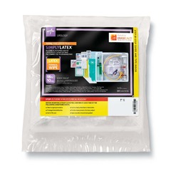 Medline Total 1-Layer Catheter Trays with Drain Bag, Peri Wipe and Silicone-Elastomer Coated Latex Catheter, 18 Fr, 10 mL