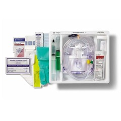 Medline Total 1-Layer Tray with Drain Bag, Vented Tubing, 1 Silicone Foley Catheter, Peri Wipe 14 Fr, 10 mL