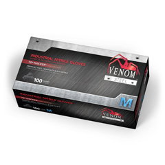 Medline Venom Steel Disposable Two-Layer Nitrile Gloves, 1 EA/CS