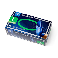 Medline VersaShield Powder-Free Nitrile Exam Gloves, Large, 1000 EA/CS