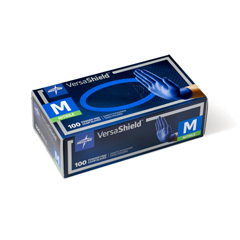Medline VersaShield Powder-Free Nitrile Exam Gloves, Medium, 1000 EA/CS