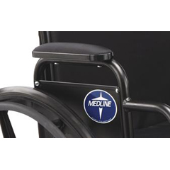 MEDWCA806915NYL - Medline - Black Nylon Desk-Length Armrest Pad for K3 Basic Wheelchair