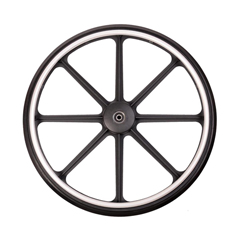 MEDWCA806946 - Medline - Rear Wheel Assembly, with Alumn Handrim for Excel K5