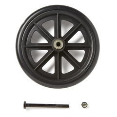 MEDWCA808945 - Medline - 8 Rear Wheel with Bearing and Axle for Transport Chair